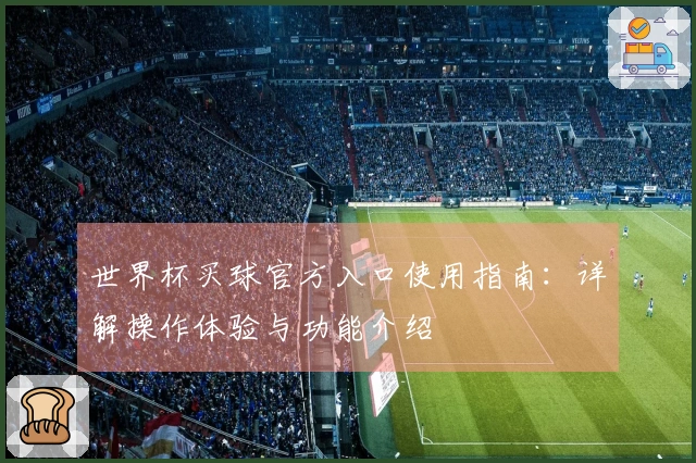 世界杯买球官方入口使用指南：详解操作体验与功能介绍