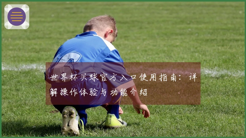 世界杯买球官方入口使用指南：详解操作体验与功能介绍
